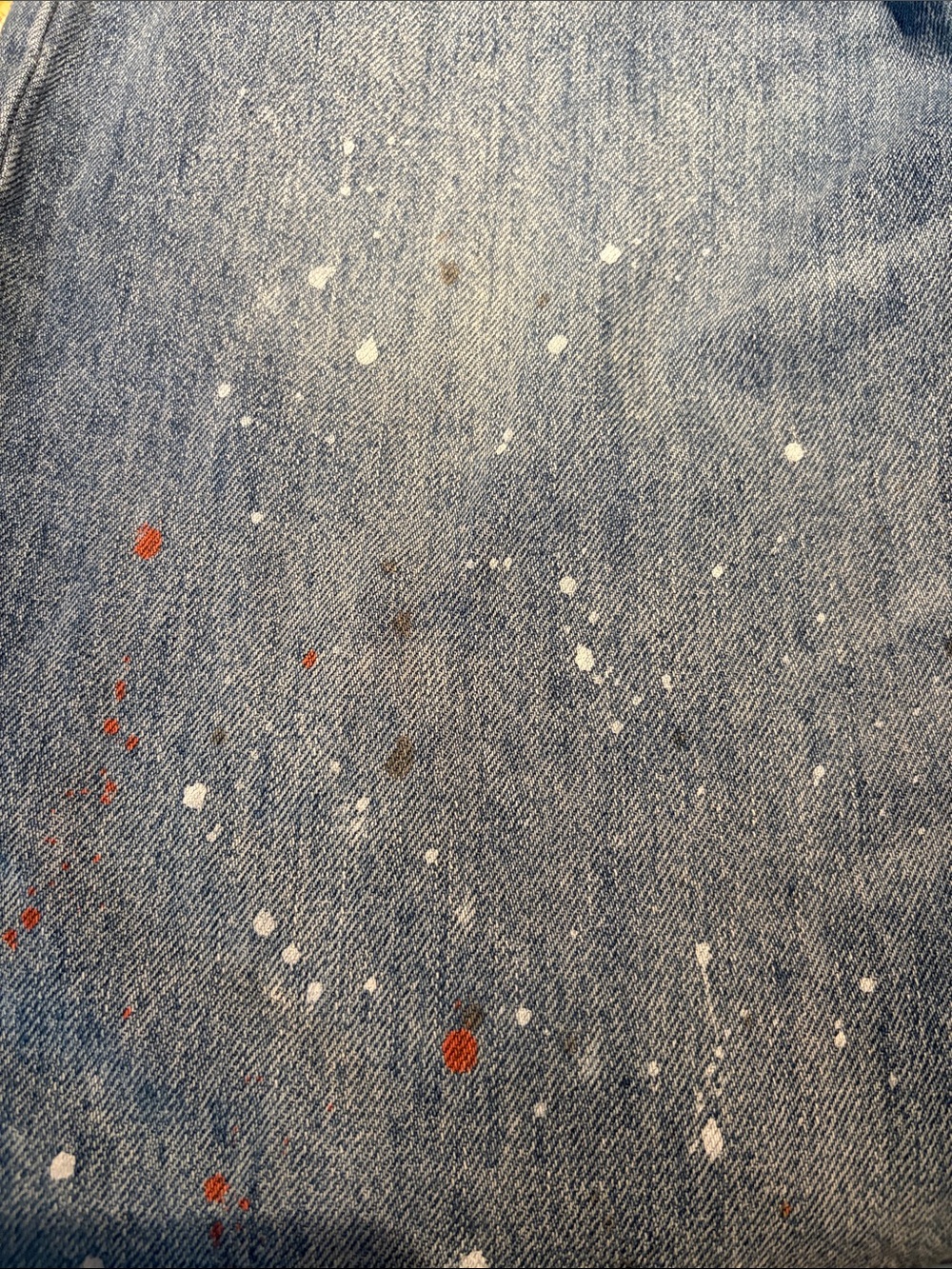 ZARA Wide-Leg High Waisted Jeans with Paint Splatter Size 2 - Picture 12 of 12